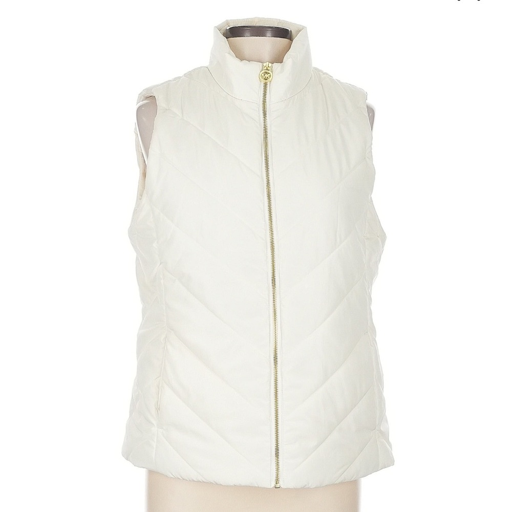MICHAEL Michael Kors Quilted White Vest